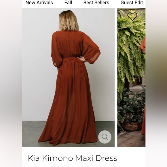 Baltic Born Kia Kimono Maxi Dress - Picture 6 of 6